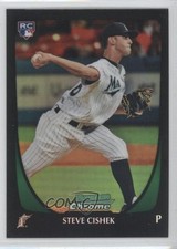 2011 Bowman Draft Chrome Refractor Steve Cishek #19 0l1