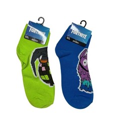 Fortnite 2 Pair Low Cut Socks Size 4-10