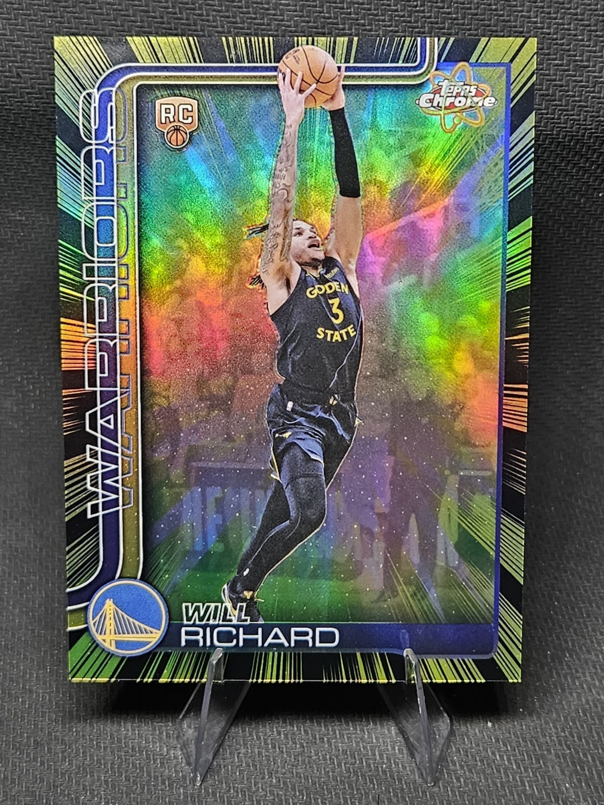 WILL RICHARD 2025-26 TOPPS CHROME UPDATE RADIATING ROOKIE ROOKIE RC #RR-15 Q1887