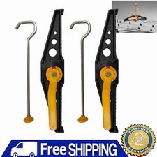 1 Pair Locking Lockable Roof Bar Ladder Clamps Adjustable RAS21
