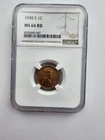 1948 S MS66 RD LINCOLN WHEAT PENNY/CENT GRADED NGC 1C S MINT COPPER COIN