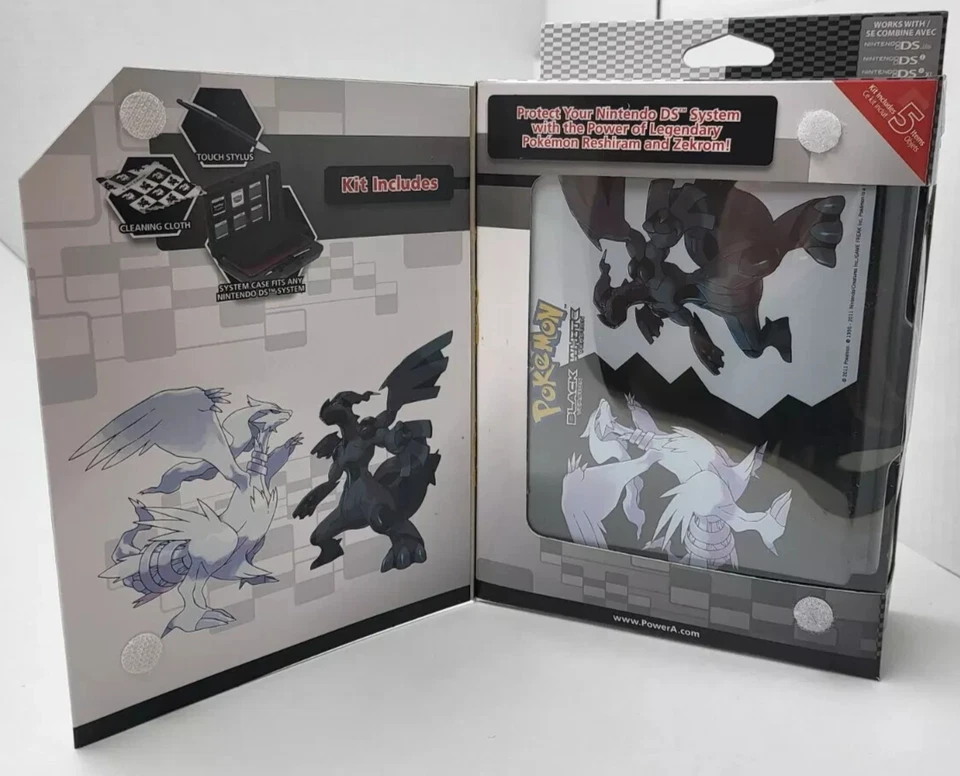 NEW POKEMON BLACK & WHITE HARD SHELL TRAVEL CASE FOR DS LITE/DSI/DSI XL MINT - Image 3 of 3