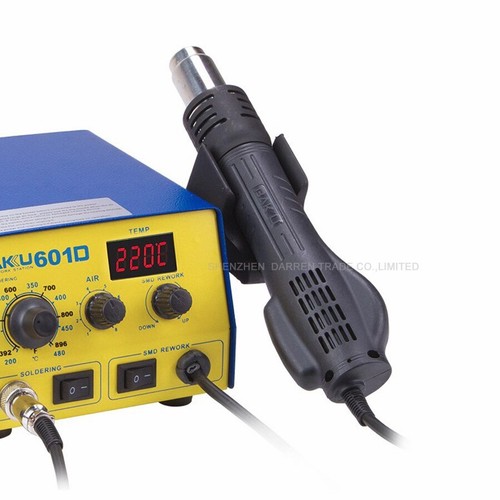 220V BAKU BK-601D LED Digital Display Hot Air SMD Rework Station Hot Air Solder - Picture 7 of 7