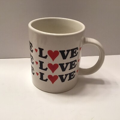 Coffee Cup Mug LOVE Valentines Day Gift 12 Oz Ceramic HF 95 | eBay