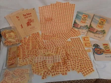 Vintage Top Value Books(6) and LOTS of Unused Stamps (1950s and 1960s)
