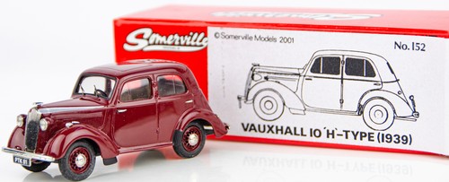 Vintage 2001 Somerville Models No. 152 Vauxhall 10 H-Type 1:43 Scale - Red - Picture 2 of 12