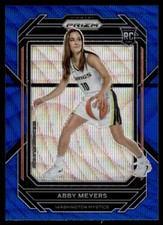 2023-24 Panini Prizm WNBA Blue Wave Abby Meyers Rookie Washington Mystics #143