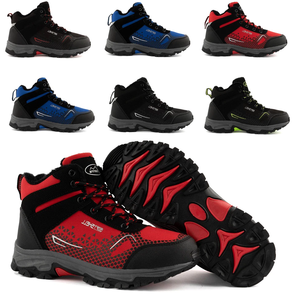 Neu Damen Herren Outdoor Boots Gefüttert Wanderschuhe Trekking 2074 Schuhe 36-46 - Bild 1 von 1
