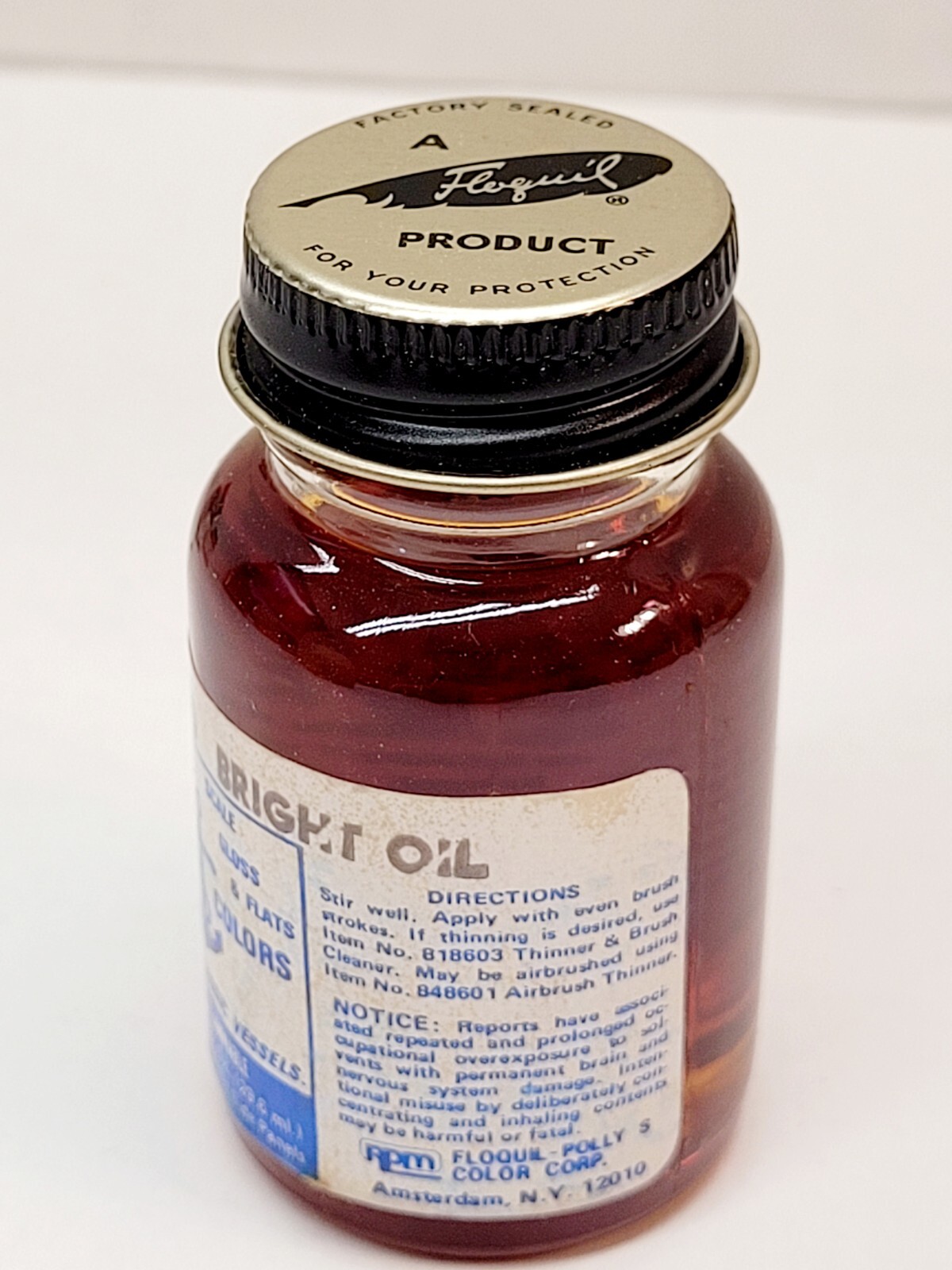 Floquil Marine Colors by Testors Model Paint 1oz 1 Ounce Bright Oil