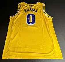 Kyle Kuzma Signed LA Lakers Finals Jersey NBA '2020 NBA Champs' PSA AI81029