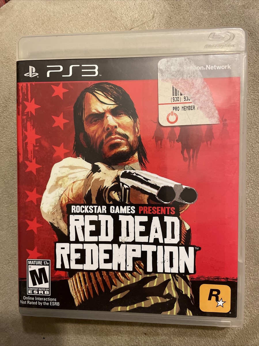 Red Dead Redemption (Sony PlayStation 3, 2010) PS3 Complete w