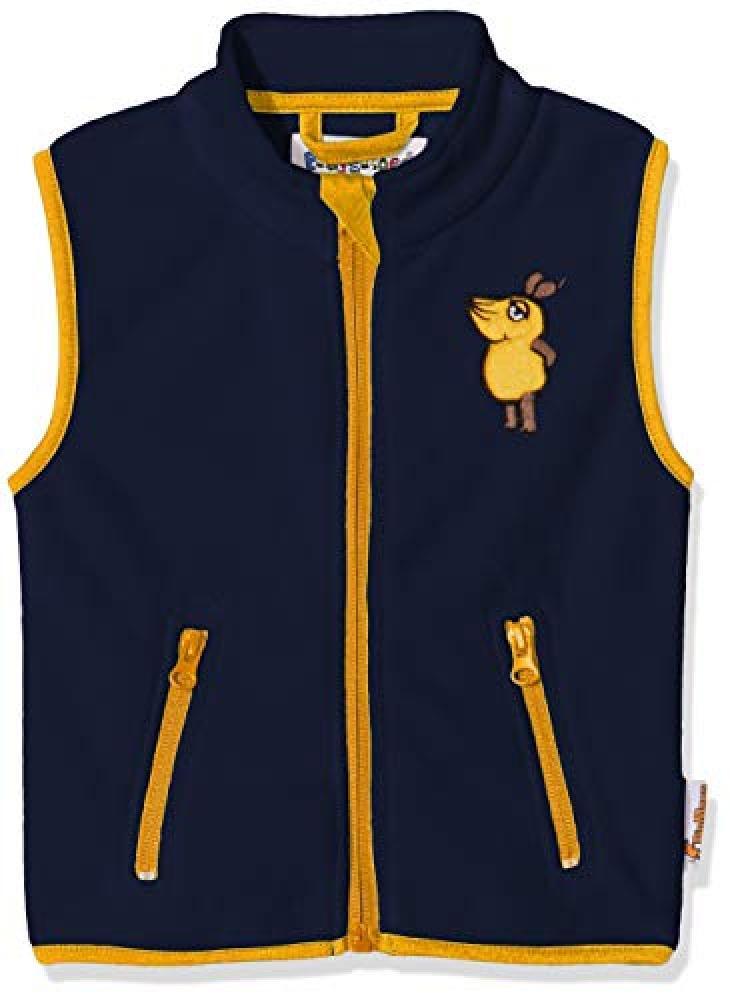(TG. 86) Playshoes Die Maus Fleece-Weste Die Maus Gilet, Blu (Marine 11), 86 Bim