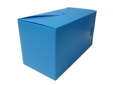 30 X Self Assembly Locking Flat Pack Collapsible Foldable Plastic Storage Boxes