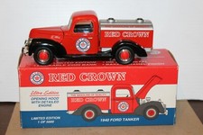 SPEC CAST LIBERTY CLASSICS 1940 FORD RED CROWN TANKER TRUCK DIECAST in ORIG BOX
