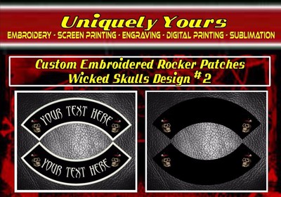 LUCKY 13 Testo Ferro Ricamato Su Biker MC LUCKY 13 Patch