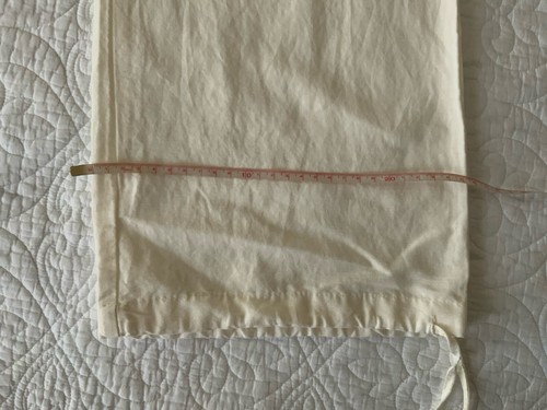 H&M Ladies Linen-Blend Pull-on Trousers, Size M, Ecru, Bnwot - Picture 7 of 15