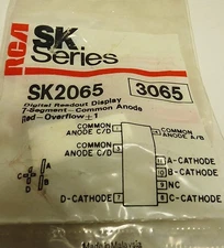 SK2065 /COMPARABLE TO ECG3065, NTE3065 /DIGITAL DISPLAY/2 PIECES /  (qzty)