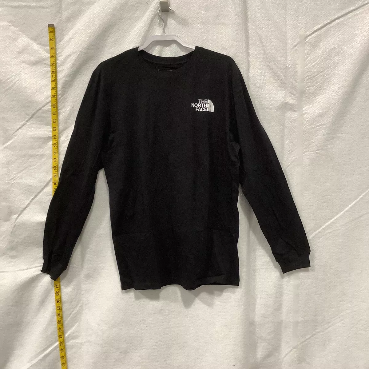 The north face logo sleeve 2025 crew sweatshirt