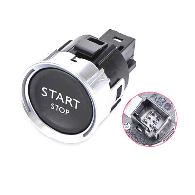 OE 6Pin Engine Start Stop Switch Ignition Button w/Light for Peugeot 508 2011-17