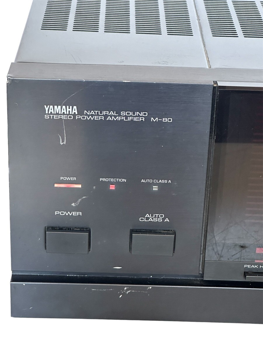 Yamaha Natural Sound Stereo Power Amplifier M-80 (FOR PARTS OR
