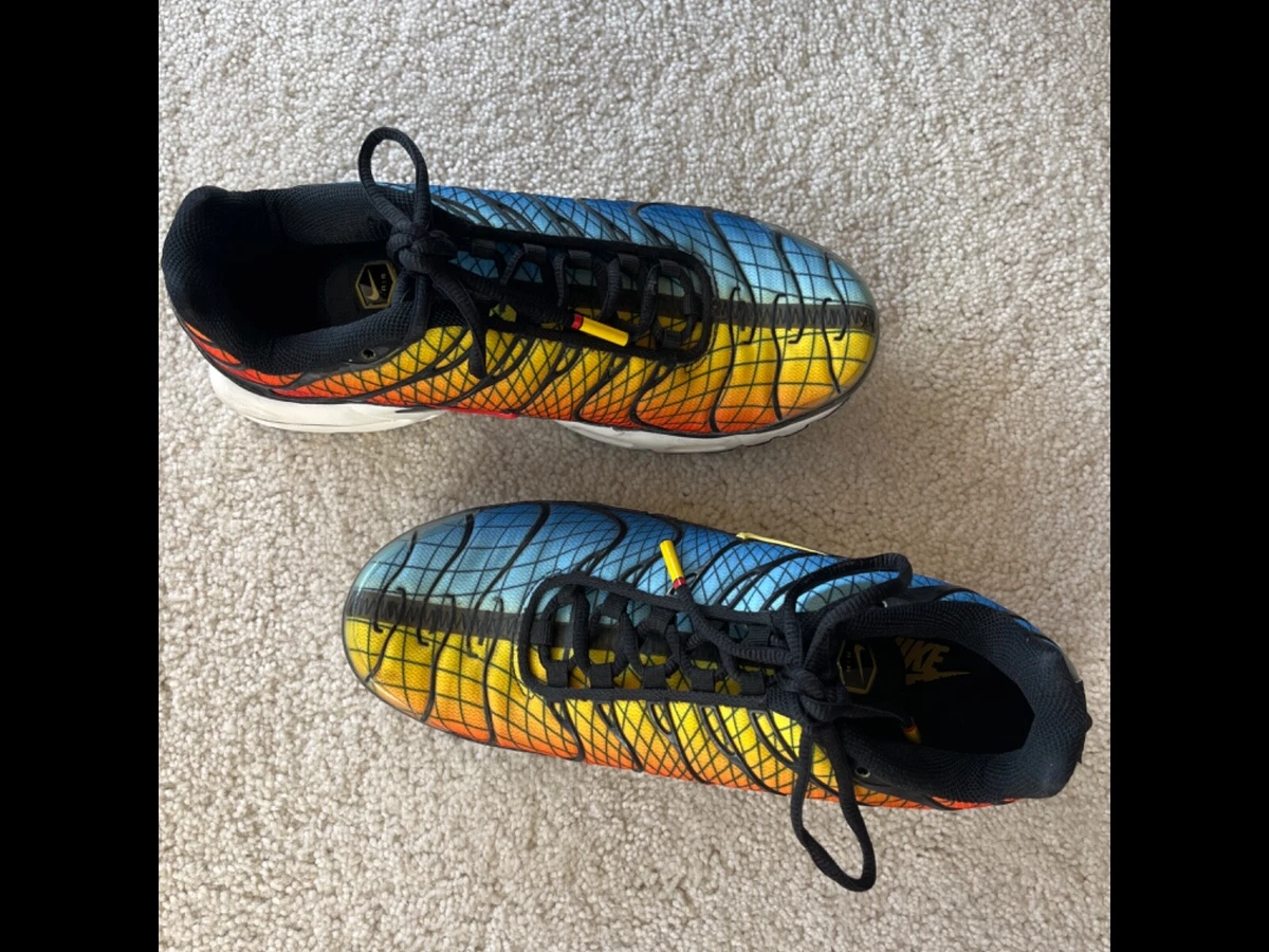 Air max plus deals half orange half blue