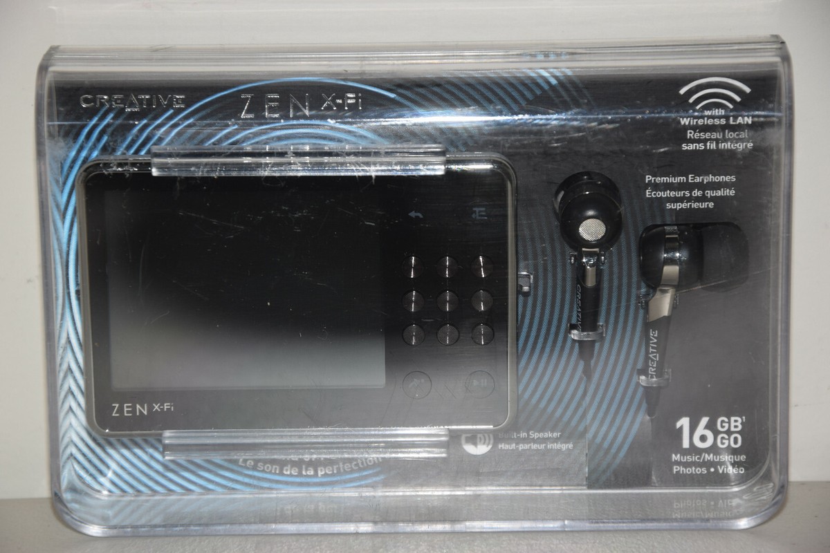 Creative ZEN X-Fi 16 GB MP3 Player Wi-Fi Built-in Speaker