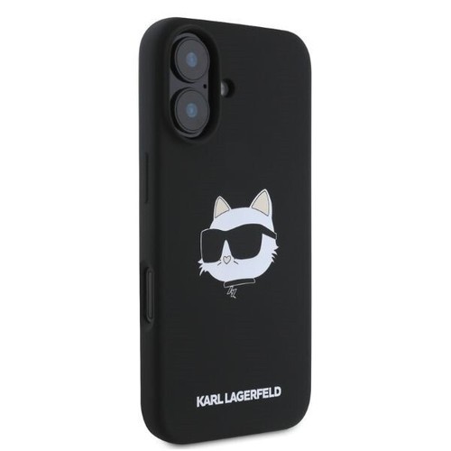 Genuine Karl Lagerfeld Choupette Magsafe ImpacLiquid Silicone Case For iPhone 16 - Picture 2 of 4
