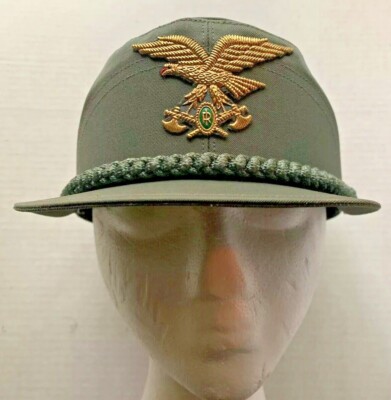 ITALIAN Abetone Forestale Italia Polizia Cappello, Taglia 57, Giuseppe  GULI, filo Eagle | eBay