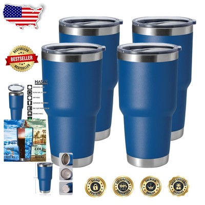 Compact 30oz Stainless Steel Travel Mug Gift Box Set - Keeps Drinks Hot & Cold
