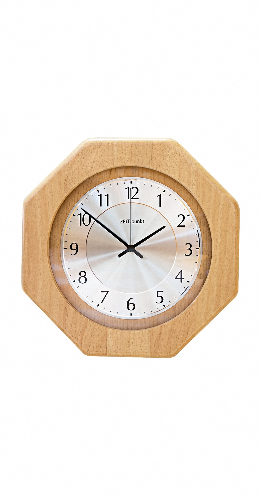 Modern wall clock with quartz movement from Zeitpunkt (Z.. ZP 12/5300/11-762 NEW