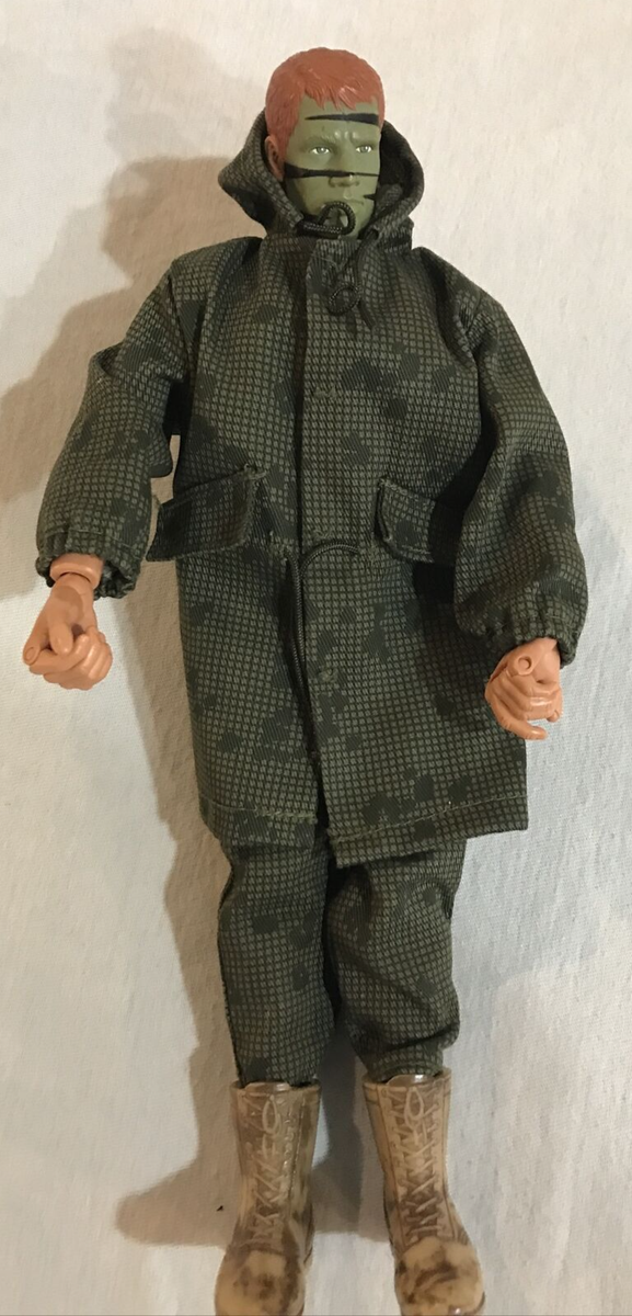 VTG 1996 hasbro 12 in gi joe ACTION figure TOY RAINCOAT/PANTS