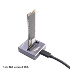 M.2 SATA/NVMe SSD Dual Protocol to USB3.1 Gen2 Type-C 10Gbps Docking Station
