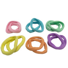 12 PCS Hair Band Colorful Elastic Hair Ties Hair Styling Accessories Ponytail