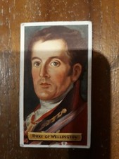 Tobacco Card, Wix, Kensitas, BUILDERS OF EMPIRE, 1937, Duke of Wellington, #29