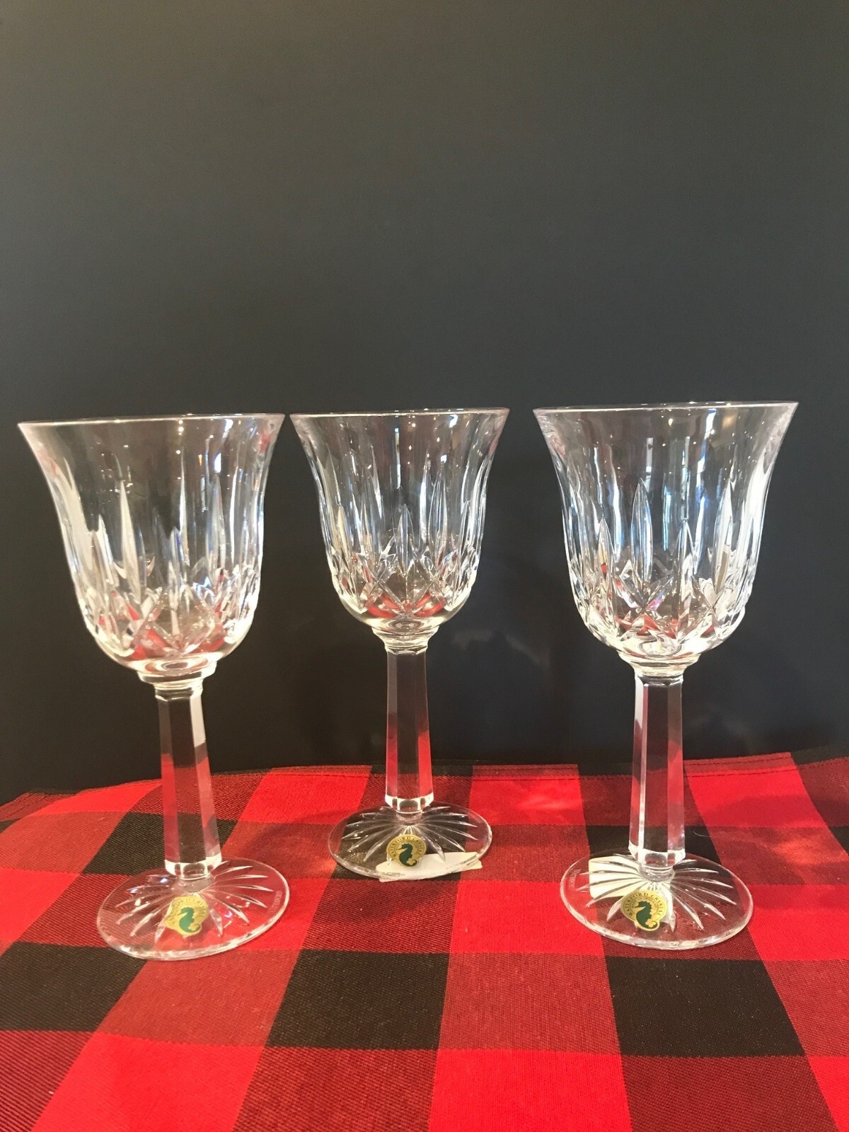 Waterford Crystal BALLYSHANNON Goblet with Ledge 7 5/8 New eBay