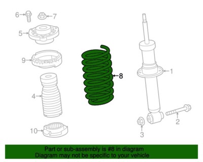 for BMW Genuine Coil Spring Rear 33536787202 for sale online