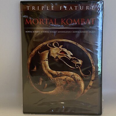 Mortal Kombat Triple Feature (DVD, 2016, 3-Disc) Annihilation Legacy