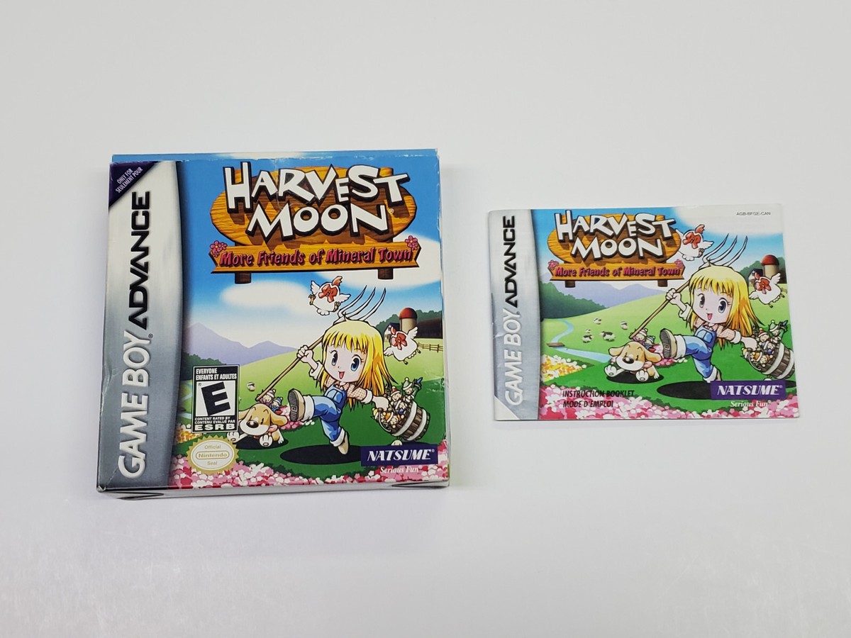 Harvest Moon More Friends of Mineral Town Nintendo Game Boy Adv