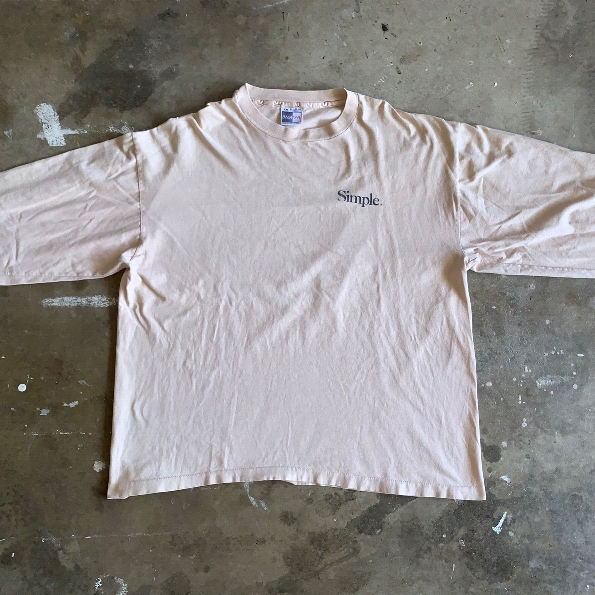 90s VINTAGE SIMPLE SHOES PROMO T-SHIRT MEN SZ 2XL XXL