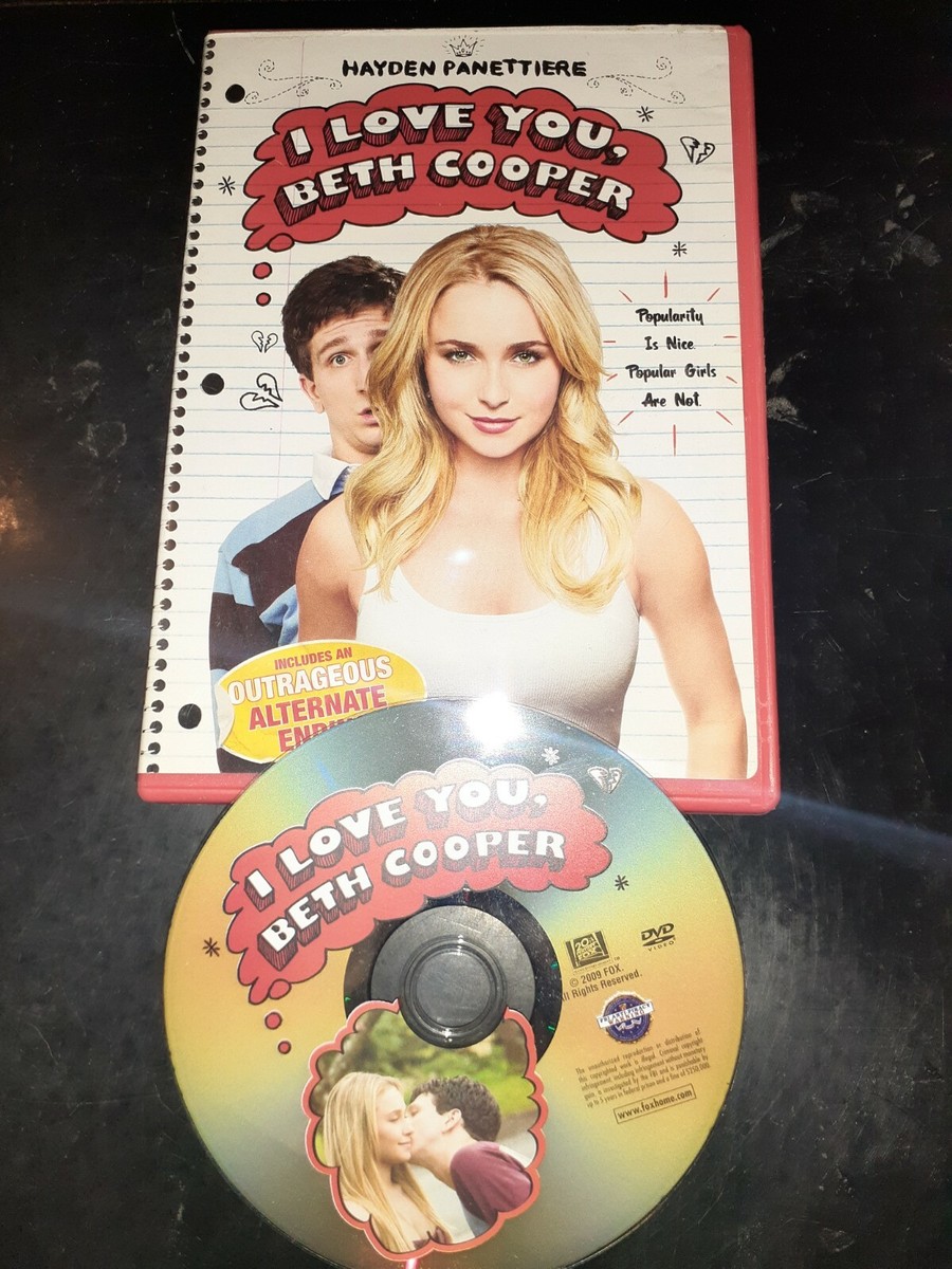 Denis I Love You Beth Cooper Full Movie Free I Love You, Beth Cooper DVD NEW, image size:900x1200