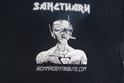 SANCTUARY Up the Irons Tribute Tour t shirt XXL heavy metal thrash