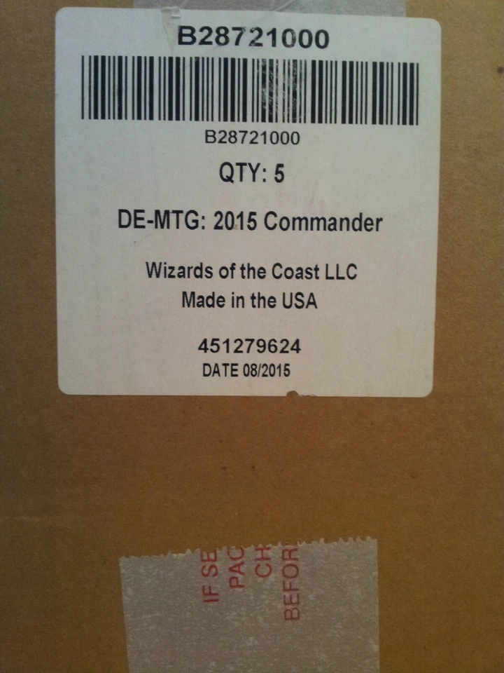 GERMAN Magic MTG 2015 Commander C15 Sealed Deck Complete Box Set the Gathering  - Image 3 of 4