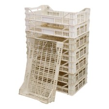 Used Potato Chitting Trays / Vegetable Plastic Storage Box Crate - Allibert Type