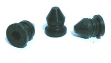 Lot of 20 Push In Black Rubber Plugs Fits 8mm hole 5051831