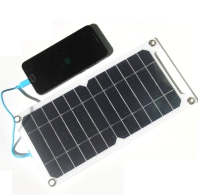 6W 10W 5V outdoor solar phone charging board flexible solar panel backpack  solar | eBay