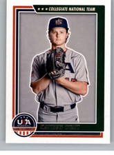 2022 Stars and Stripes #42 Matthew Wyatt USA Baseball Collegiate National Team