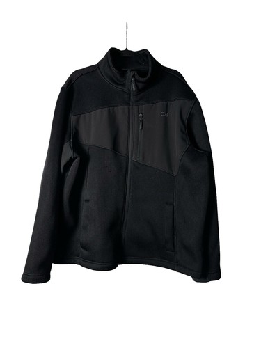 CB Sports Jacket Men 18/20 Black Ski Coat Hood Pocket Nf 90