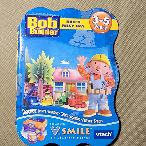 2 V.Smile Cartridges Bob the Builder Busy Day Cars Rev It Up In Radiator Springs - Picture 4 of 11