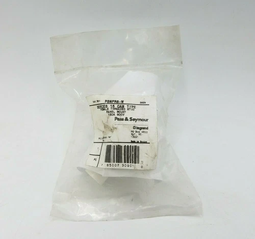 Legrand Pass Seymour PSMFRS-W Female Cam Threaded Stud Panel Mount 150A 600V NOS