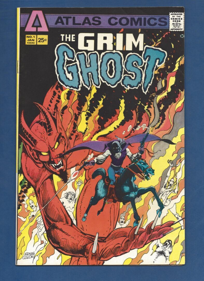 The Grim Ghost #1 (Atlas Comics January 1975) for sale online | eBay